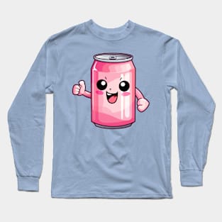 Soft drink cute T-Shirt cute giril Long Sleeve T-Shirt